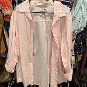 Old Navy Classic Light Pink Shirt
